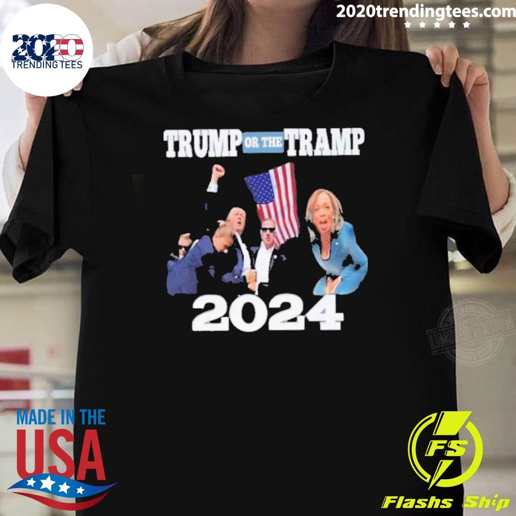 Top Trump Or The Tramp 2024 T-shirt