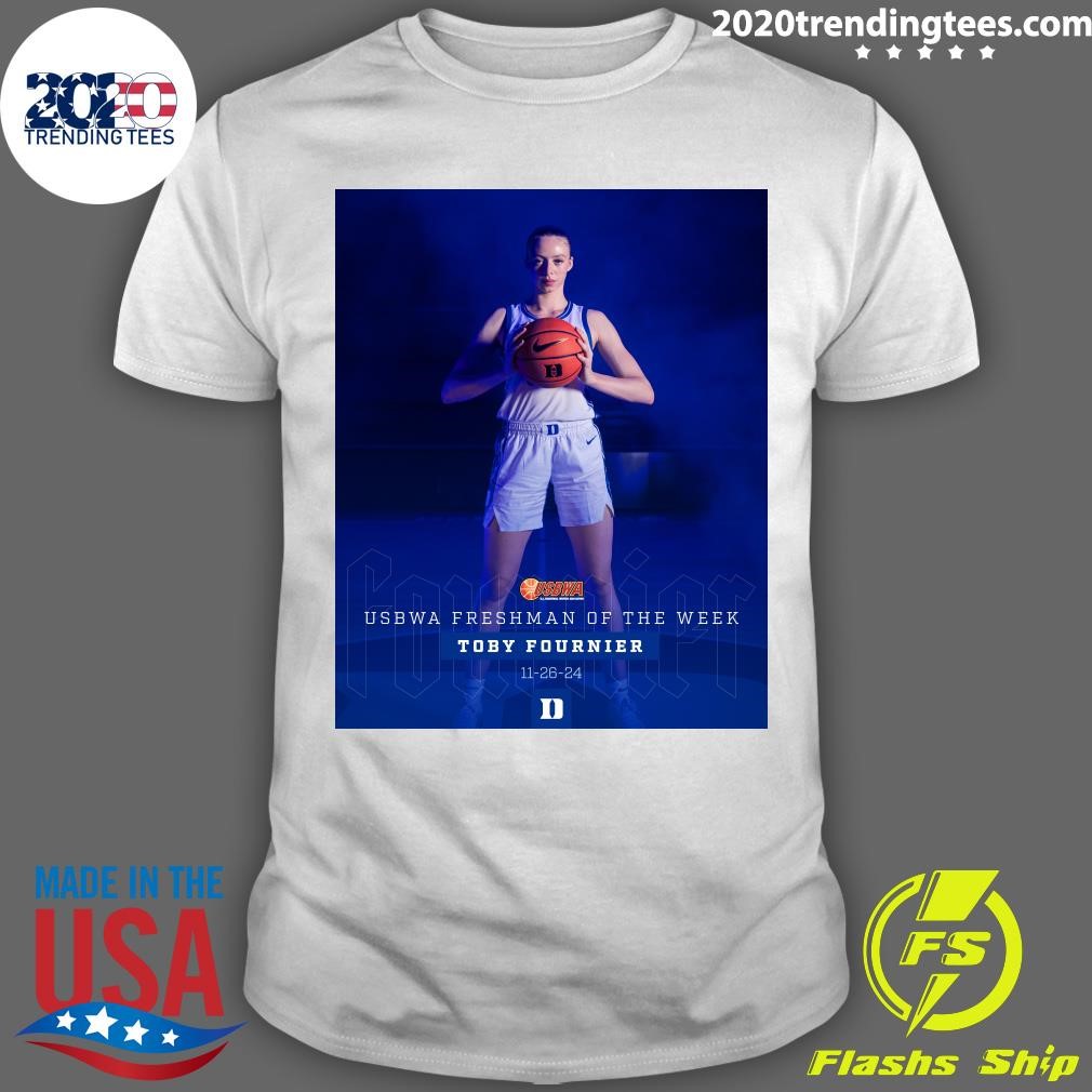 Top USBWA Freshman Of The Week Toby Fournier 11-26-24 T-shirt