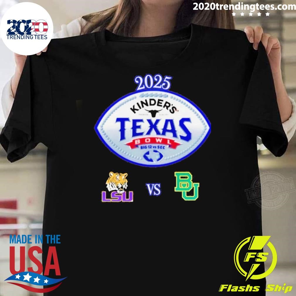 Awesome Aylor Vs. Lsu 2025 Kinder’s Texas Bowl T-shirt