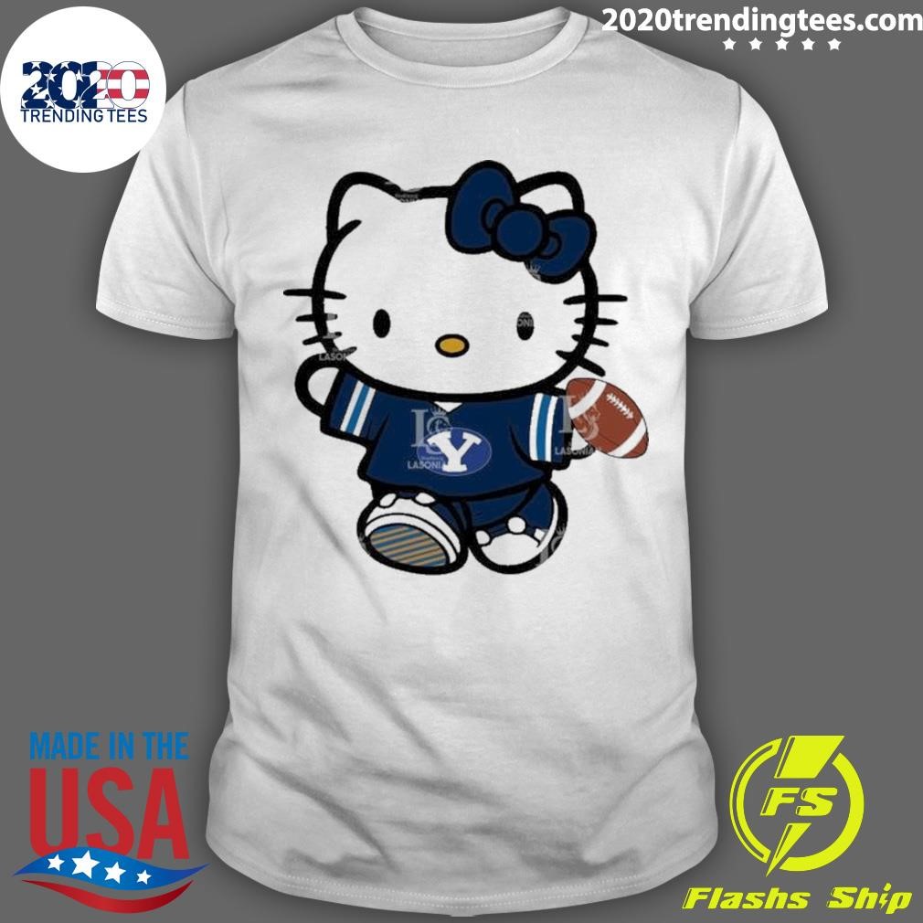 Awesome Byu Cougars Hello Kitty Cute Celebrating T-Shirt