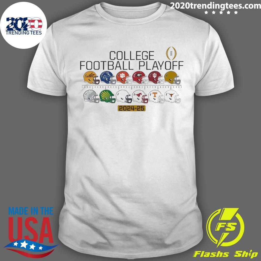 Awesome College Football Playoff 2024-25 Helmet T-shirt