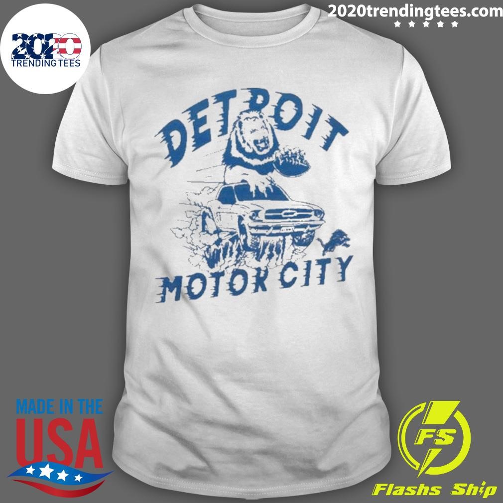 Awesome Detroit Lions Motor City T-shirt