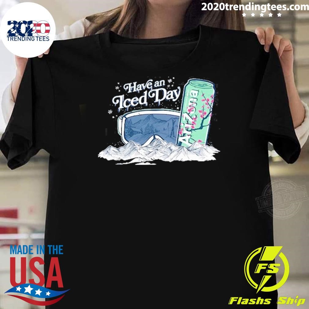 Awesome Drink Arizona Have An Iced Day SKI New 2024 T-shirt