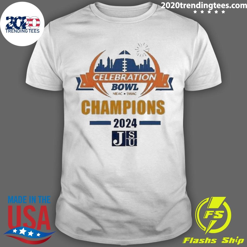 Awesome Jackson State Tigers 2024 Celebration Bowl Champions T-shirt