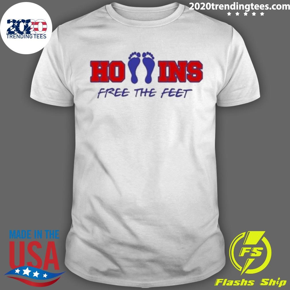 Awesome Mack Hollins Wearing Hollins Free The Feet T-shirt