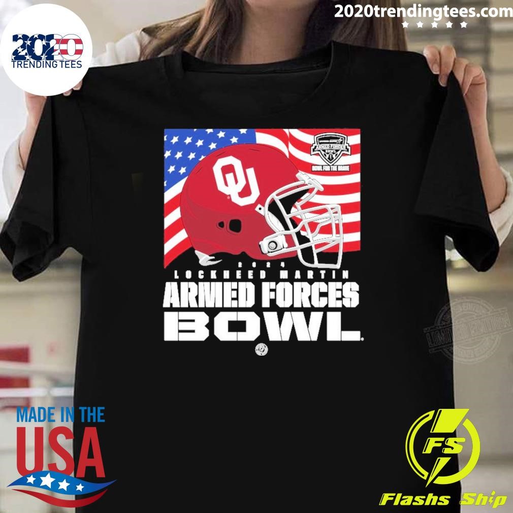 Awesome Oklahoma Sooners 2024 Lockheed Martin Armed Forces Bowl T-shirt