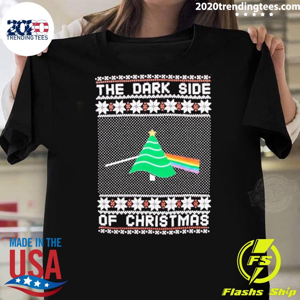 Awesome Pink Floyd Dark Side Holiday The Dark Side Of Christmas T-shirt