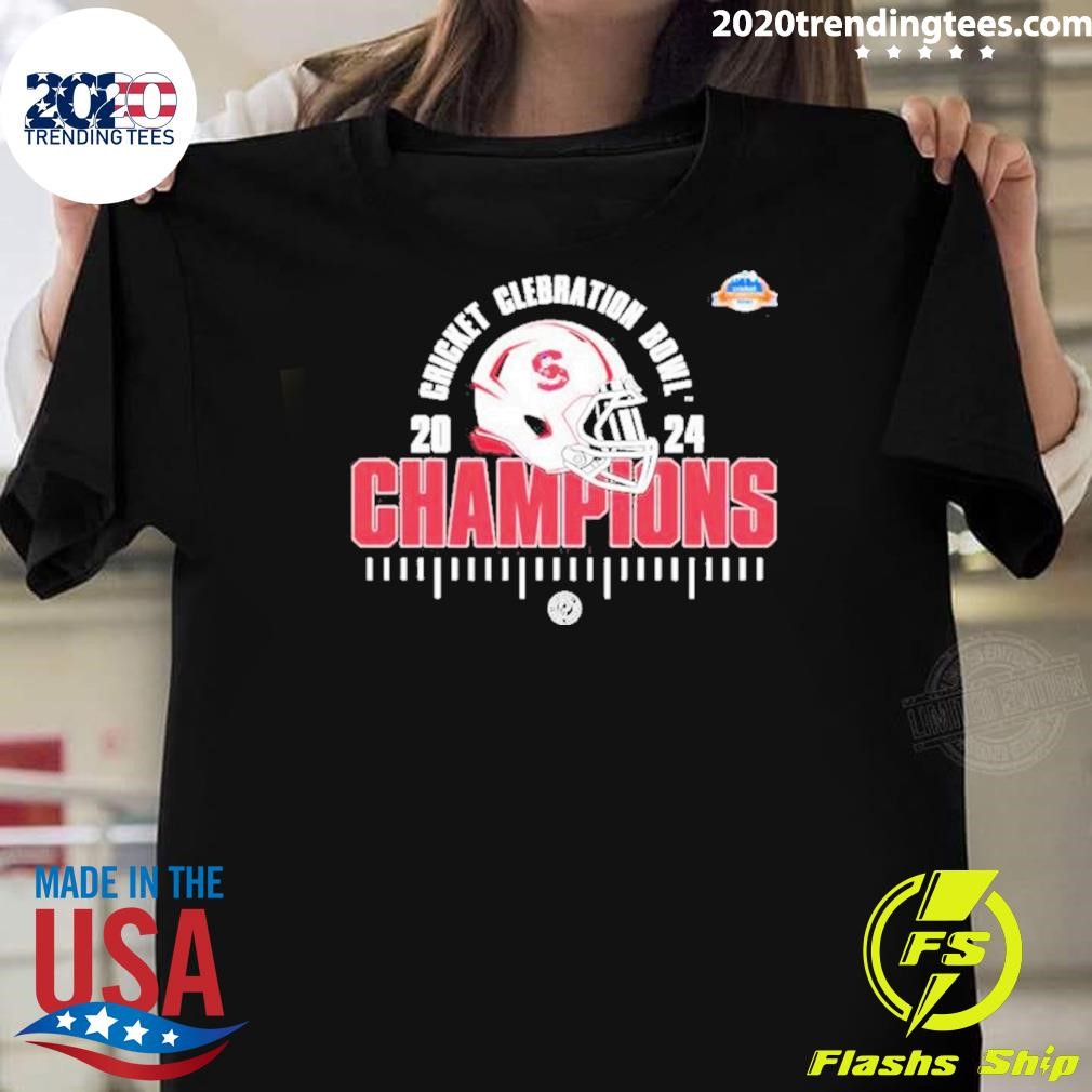 Awesome South Carolina State Bulldogs 2024 The Cricket Celebration Bowl Champions T-Shirt