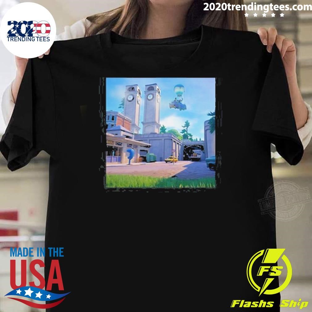 Awesome Tilted Towers Incident Tee T-shirt