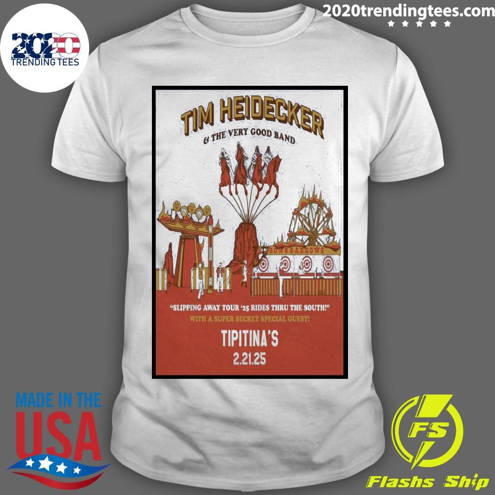 Awesome Tim Heidecker Feb 21 2025 Tipitina's in New Orleans LA T-shirt