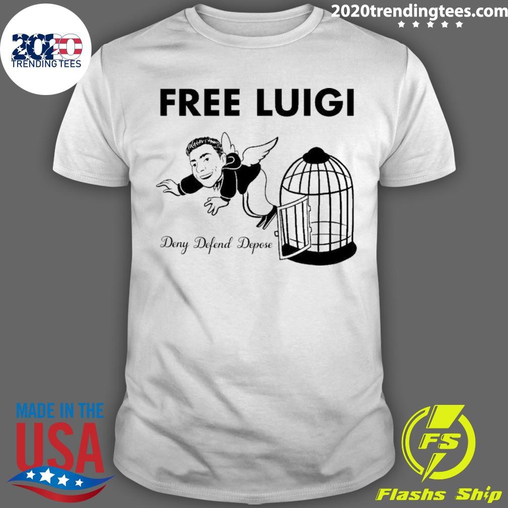 Best Free Luigi Deny Deny Defend Depose T-shirt