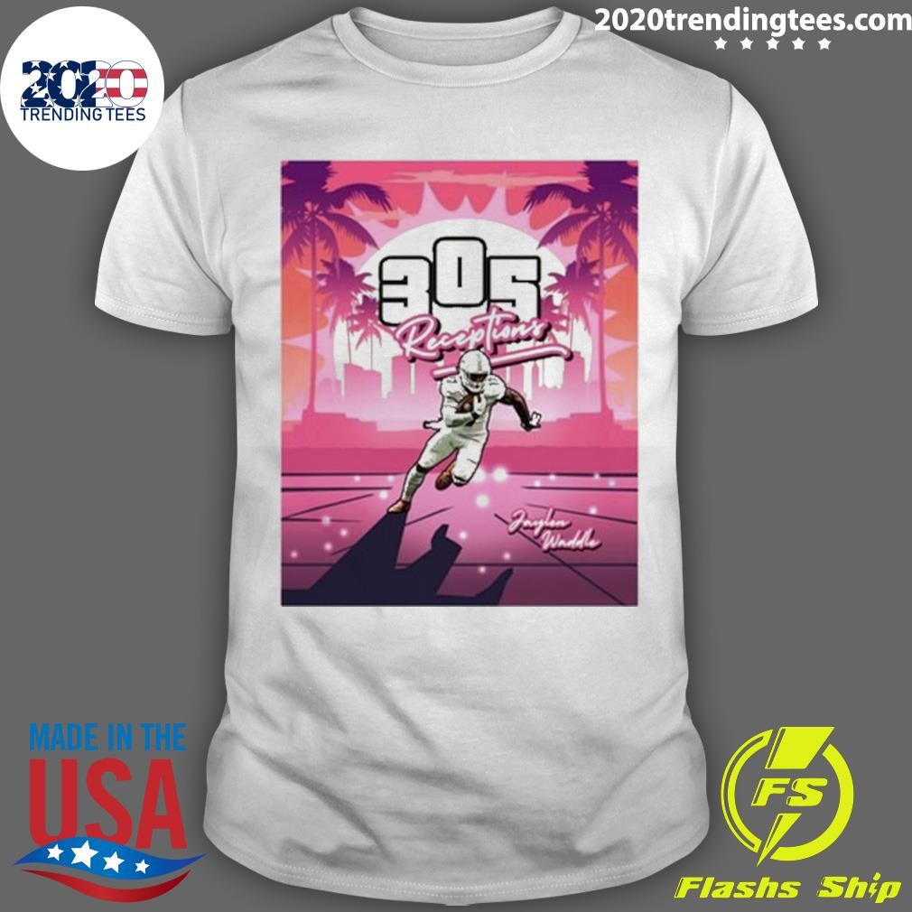 Best Jaylen Waddle 30S Receptions T-shirt