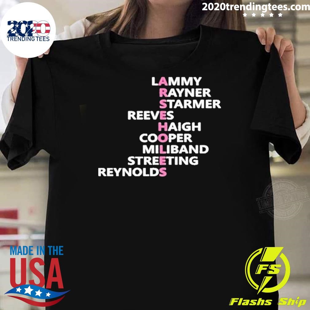 Best Lammy Rayner Starmer Reeves Haigh Cooper Miliband Streeting Reynolds T-shirt