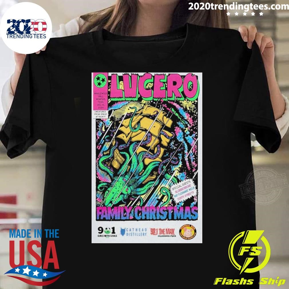 Best Lucero On Dec 14 2024 In Memphis Tn Tour Poster T-shirt