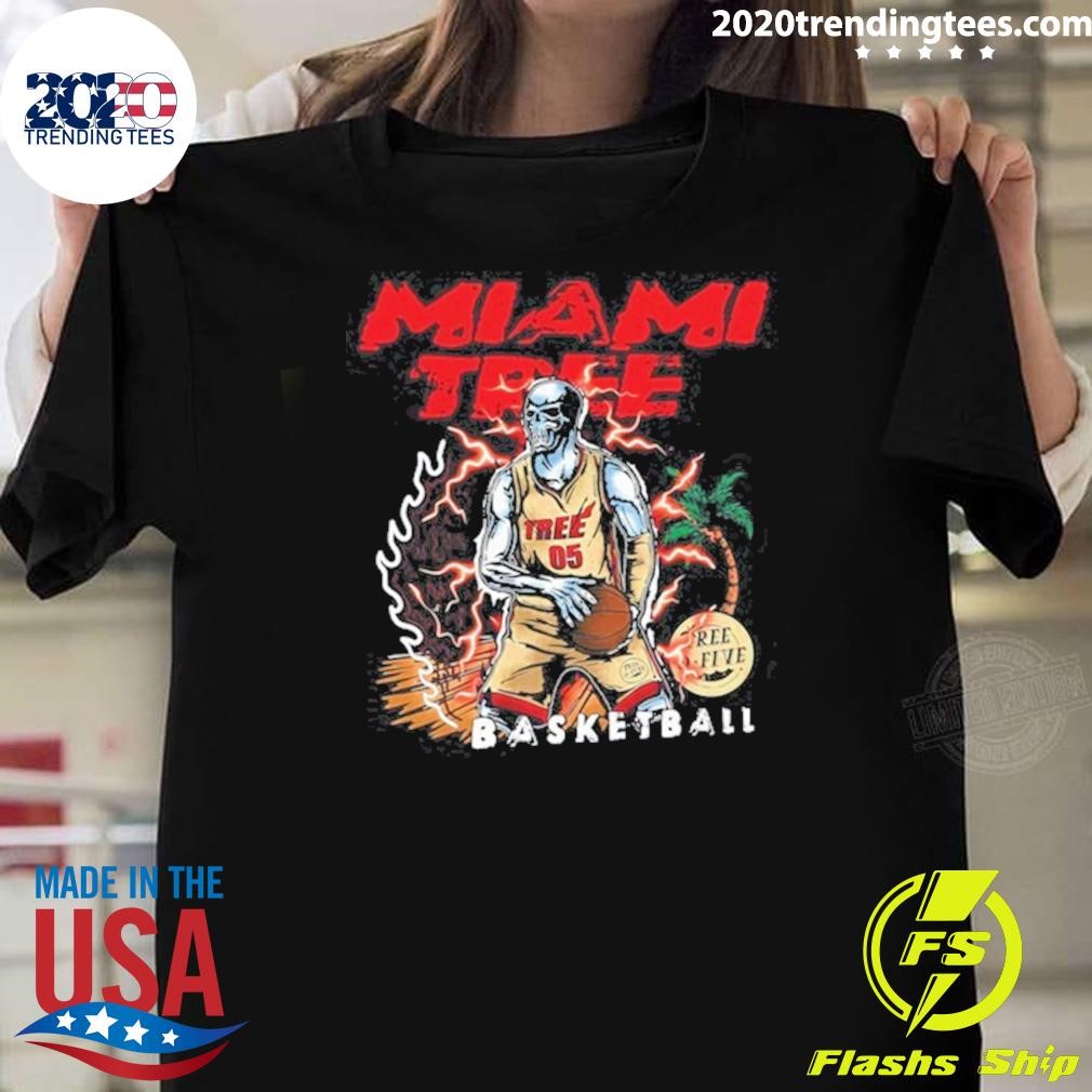 Best Miami Tree Basketball T-shirt