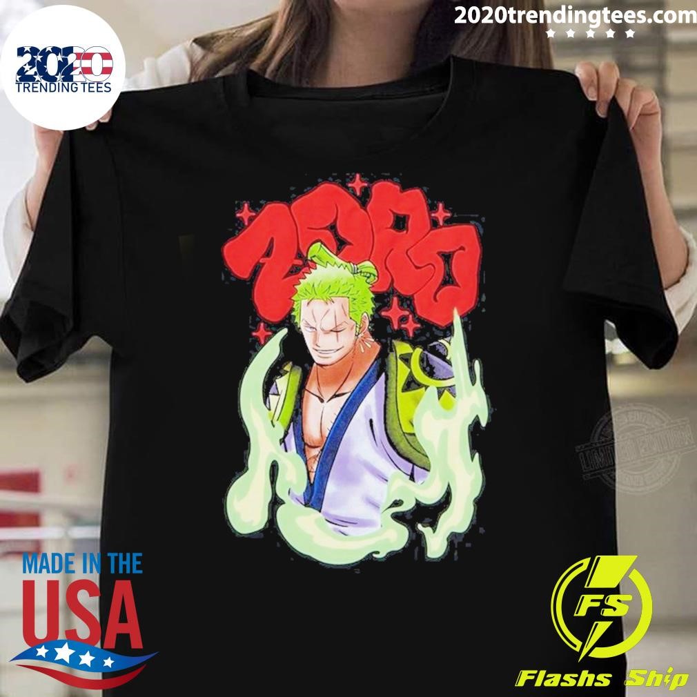 Best One Piece Zoro Airbrush T-shirt