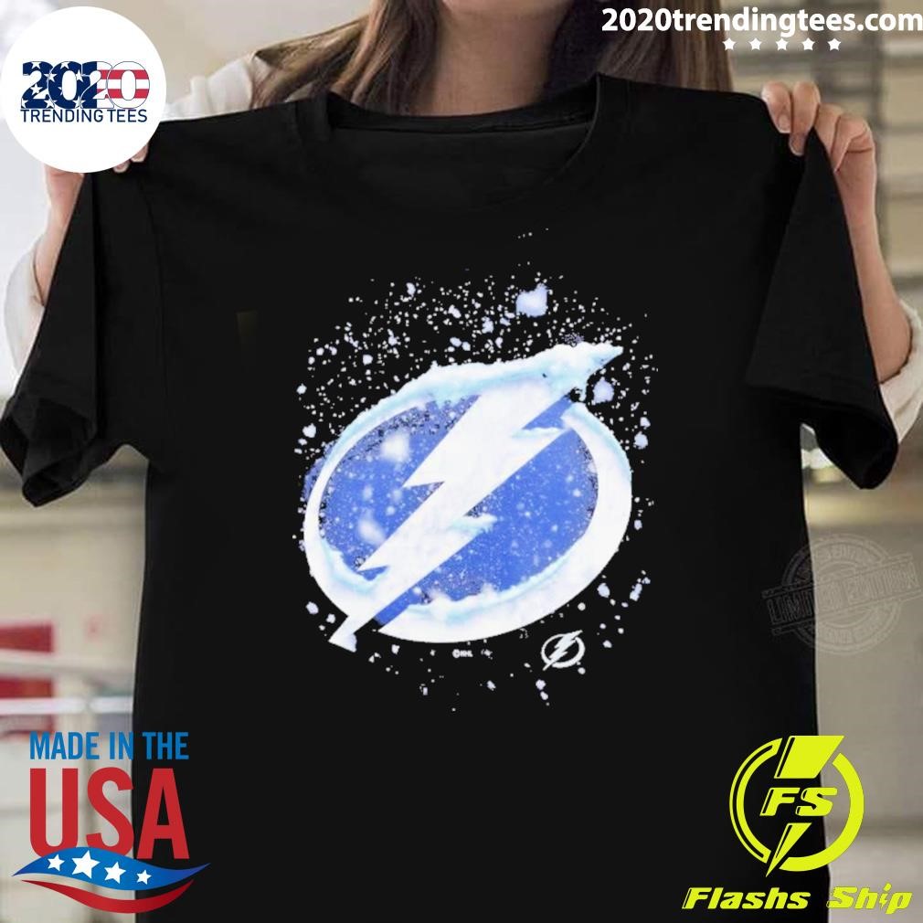 Best Tampa Bay Lightning Snow Logo T-shirt