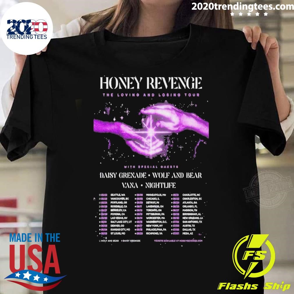 Best The Loving And Losing Tour 2025 Honey Revenge Poster T-shirt