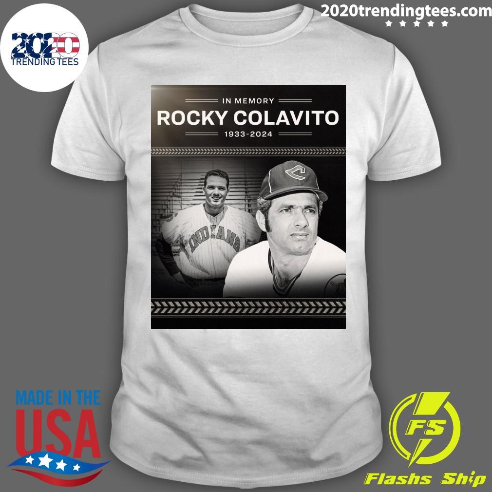 Funny In Memory Rocky Colavito 1933-2024 Rip T-shirt