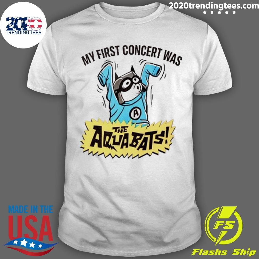 Funny My First Concert Youth Tee! The Aqua Bats T-shirt