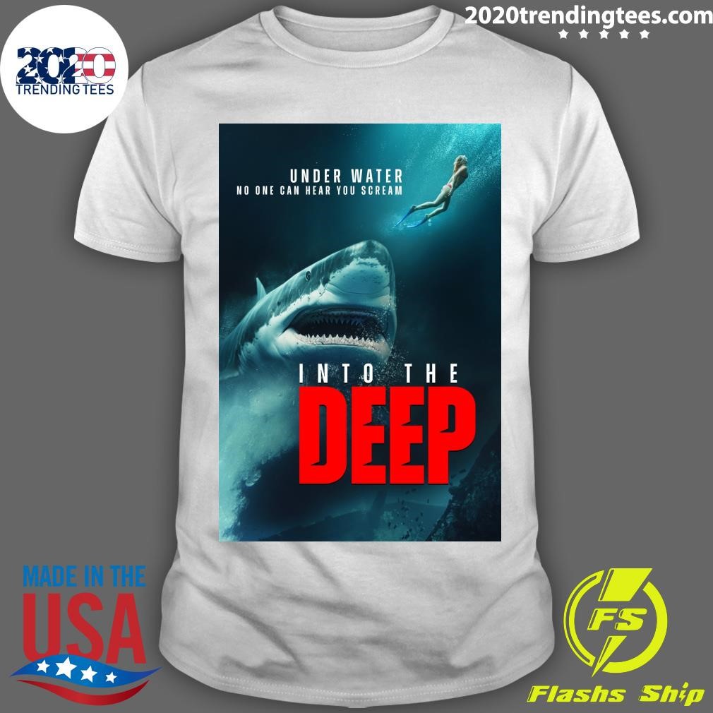 Funny Underwater No One Can Hear You Scream Into The Deep T-shirt