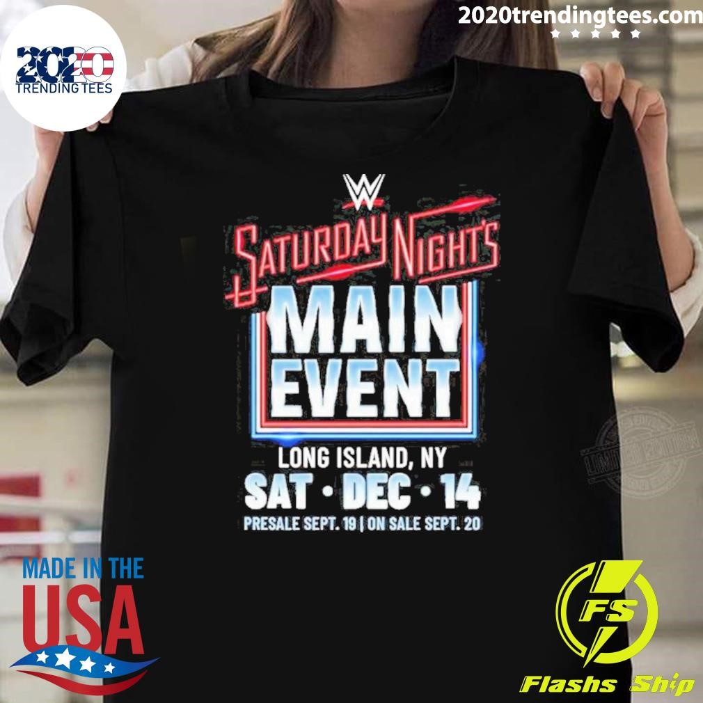 Funny Wwe Saturday Night’s Main Event T-shirt