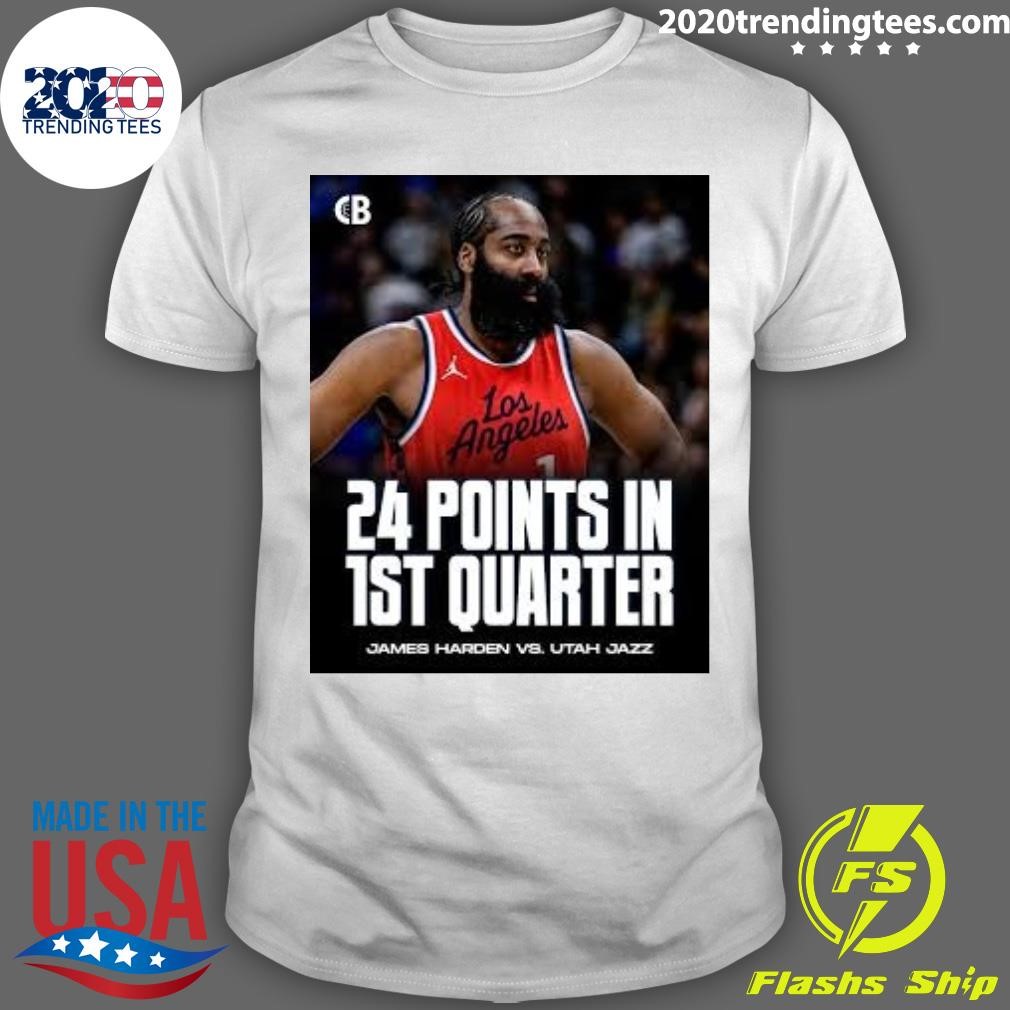 Nice 24 Points In 1st Quarter James Harden Vs. Utah Jazz T-shirt