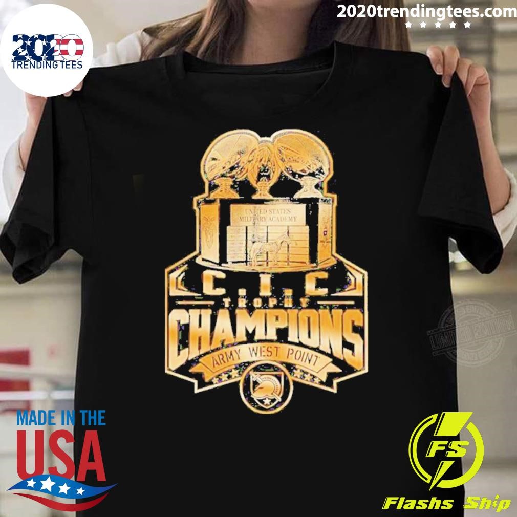 Nice Army Black Knights Cic Trophy Champions 2024 T-shirt