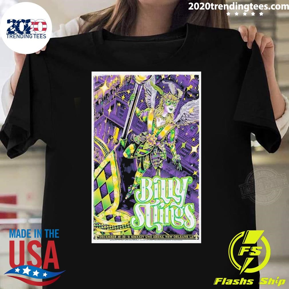 Nice Billy Strings At Uno Lakefront Arena In New Orleans, La On Dec 29-31, 2024 Poster T-shirt