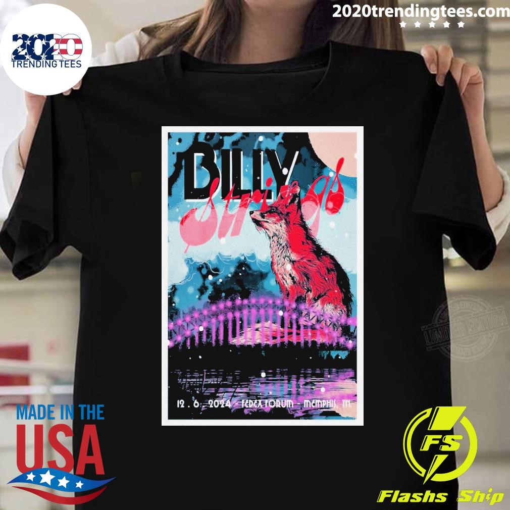 Nice Billy Strings On Dec 6 2024 In Memphis TN T-shirt