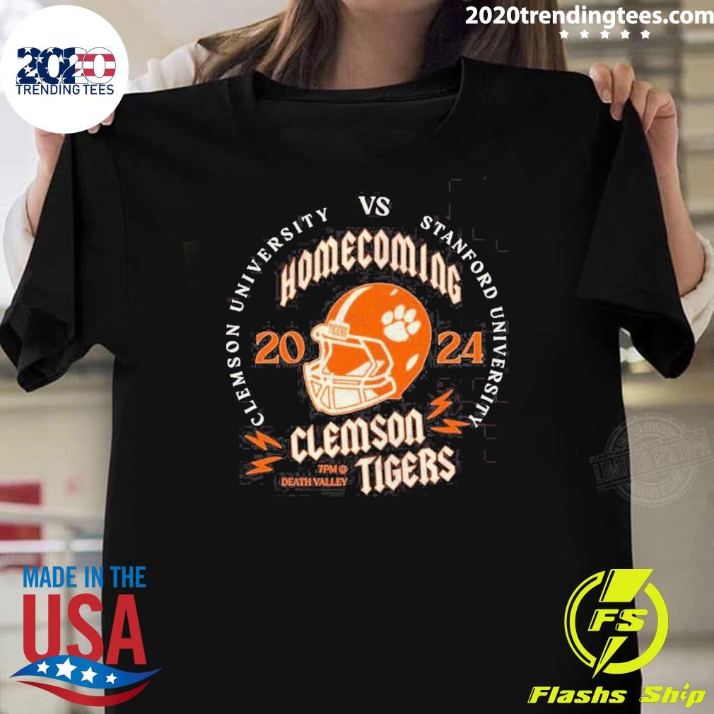 Nice Clemson University Vs Stanford University Homecoming 2024 T-shirt