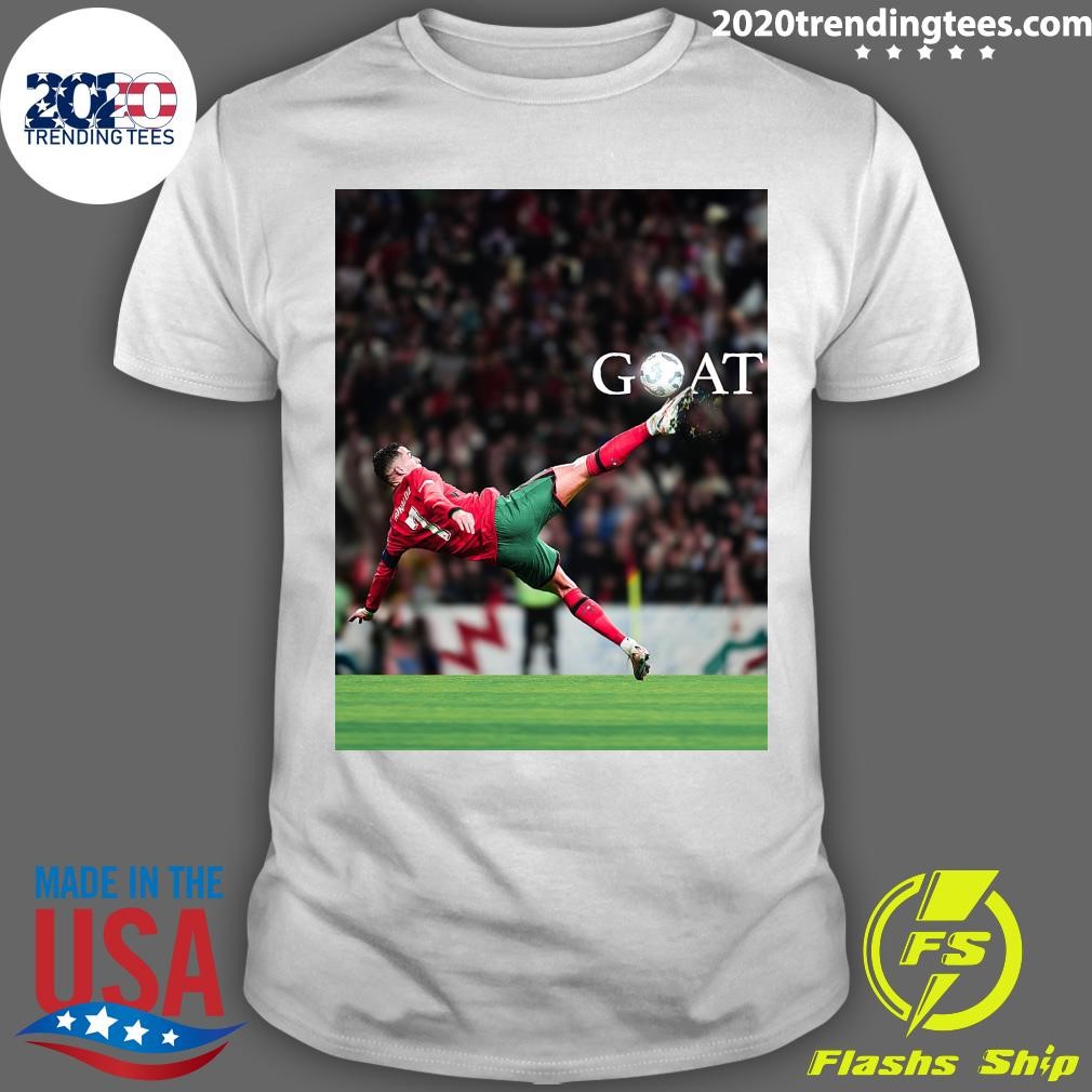 Nice Cristiano Ronaldo The Absolute Greatest Of All Time Ronaldo Goat T-shirt