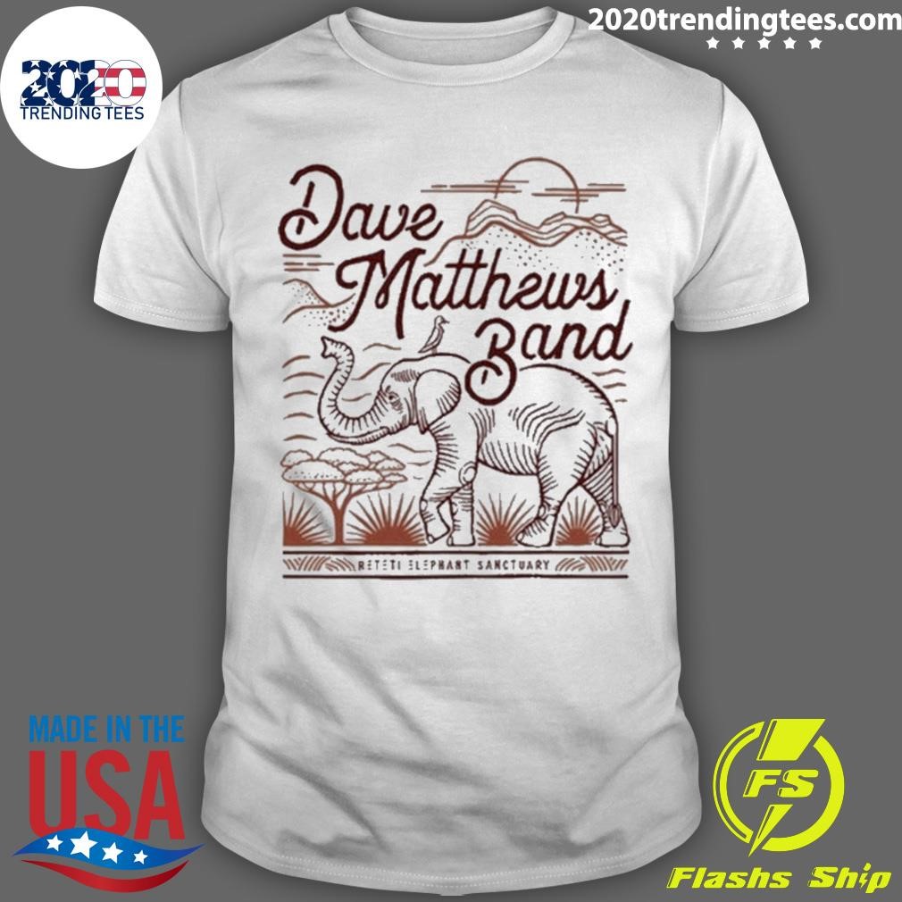 Nice Dave Matthews Band Reteti Elephant Sanctuary T-shirt