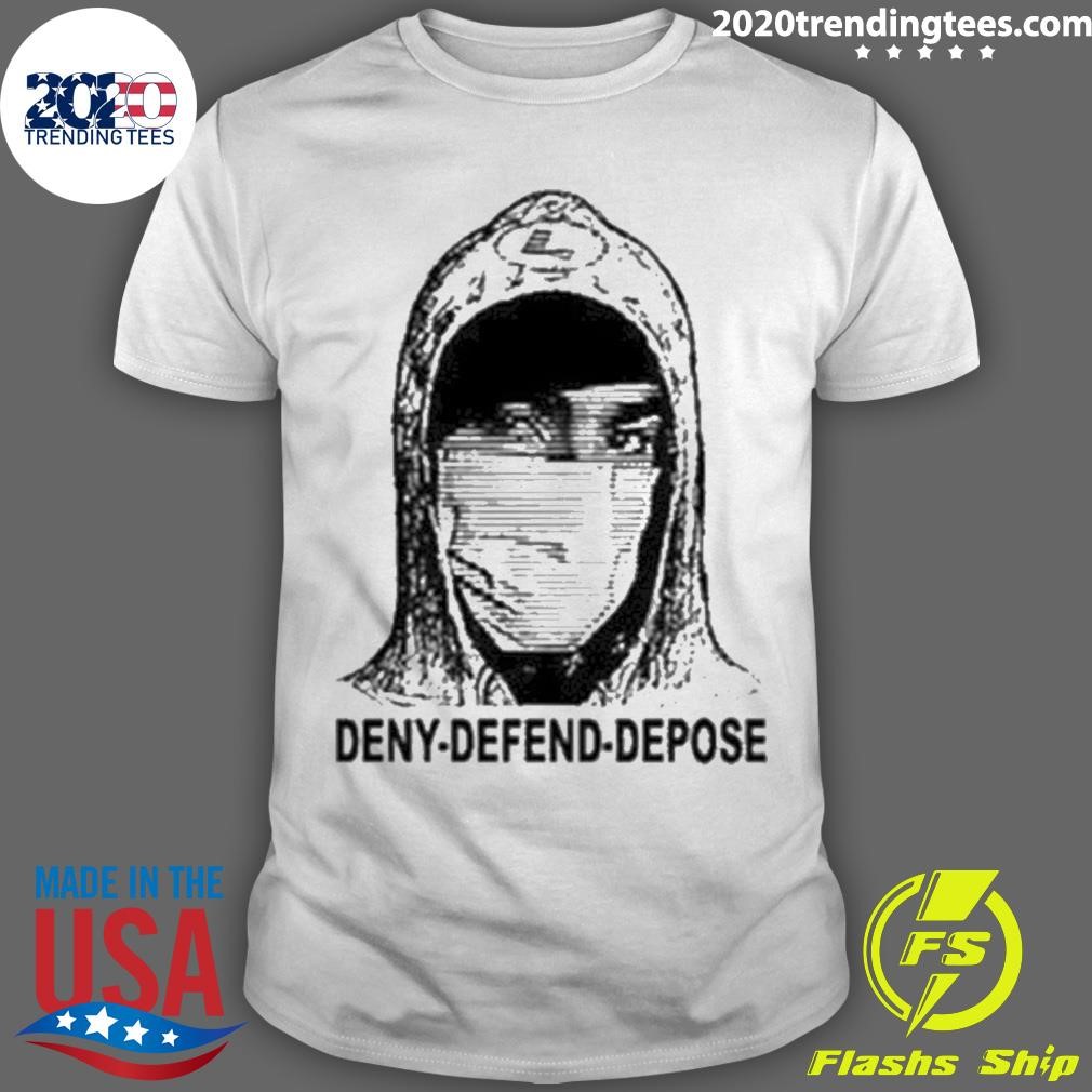 Nice Deny Defend Depose The UnaShooter Luigi Mangione T-shirt