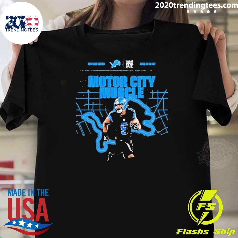 Nice Detroit Lions Motor City Muscle Week 15 vs Buffalo T-shirt