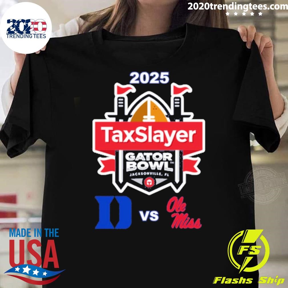 Nice Duke vs. Ole Miss 2025 Taxslayer Gator Bowl T-shirt