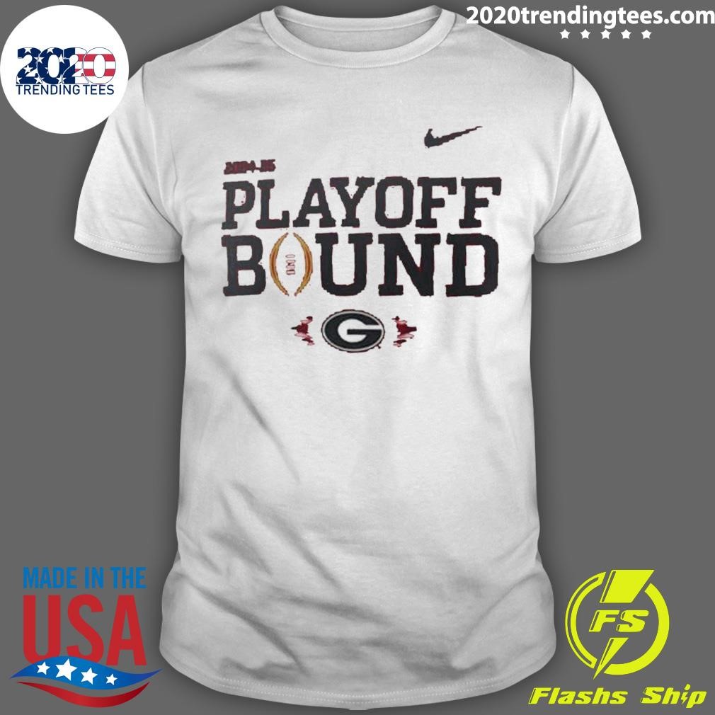 Nice Georgia Bulldogs Red College Football Playoffs Bound 2024 T-shirt