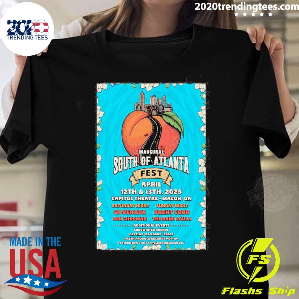 Nice Inaugural South Of Atlanta Fest Apr 12-13 2025 Capitol Theatre T-shirt