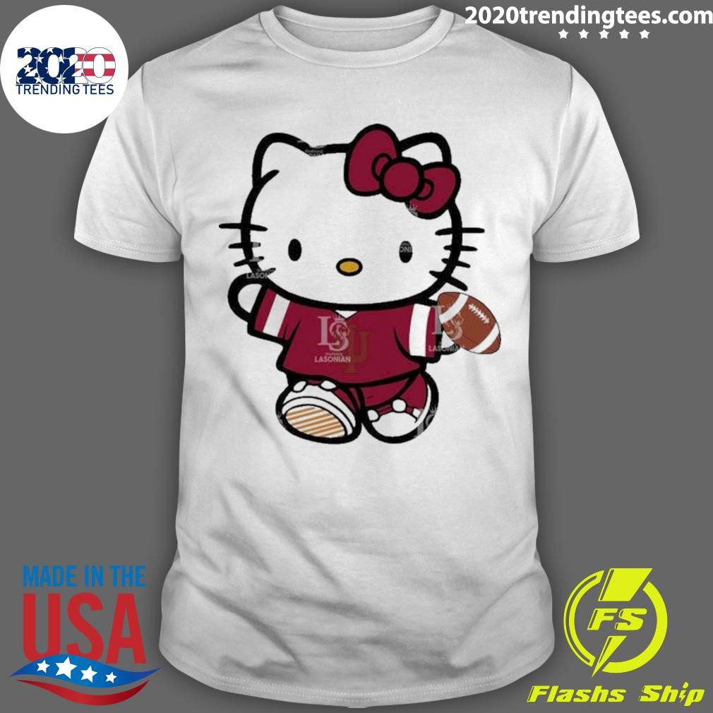 Nice Indiana Hoosiers Hello Kitty Cute Celebrating T-Shirt