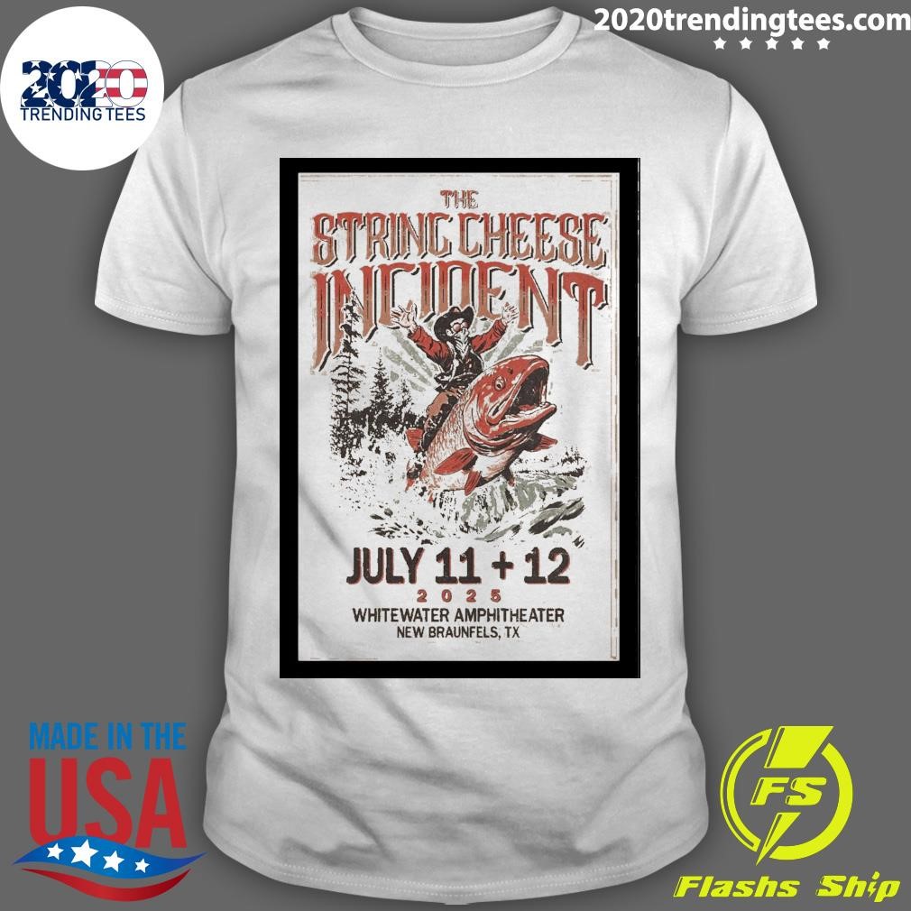 Nice The String Cheese Incident Jul 11-12 2025 Whitewater Amphitheater New Braunfels, TX T-shirt