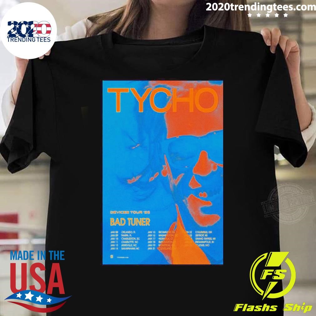 Nice Tycho Bad Tuner Devices Tour 2025 T-shirt