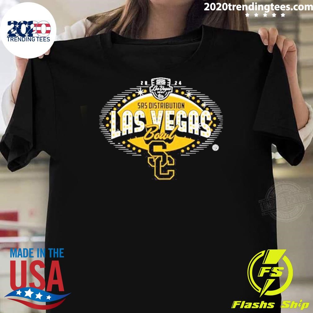 Nice Usc Trojans 2024 Las Vegas Bow Graphic T-shirt