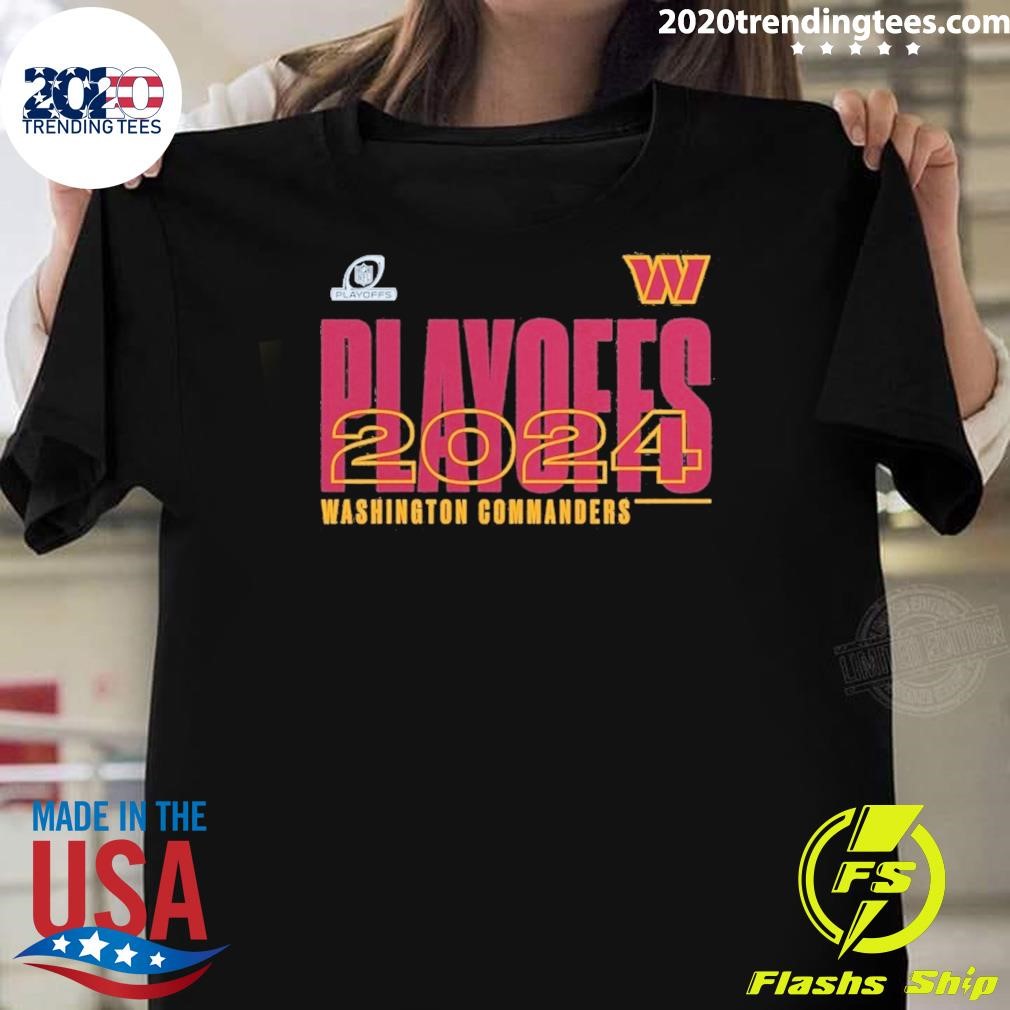 Nice Washington Commanders 2024 Nfl Playoffs T-shirt