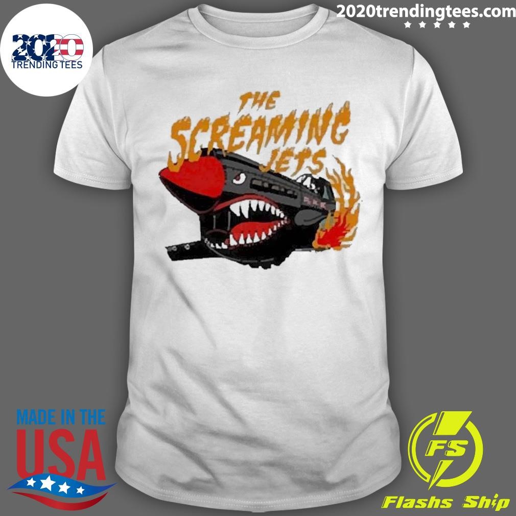 Official Best The Screaming Jets Flaming Jet 2025 T-shirt