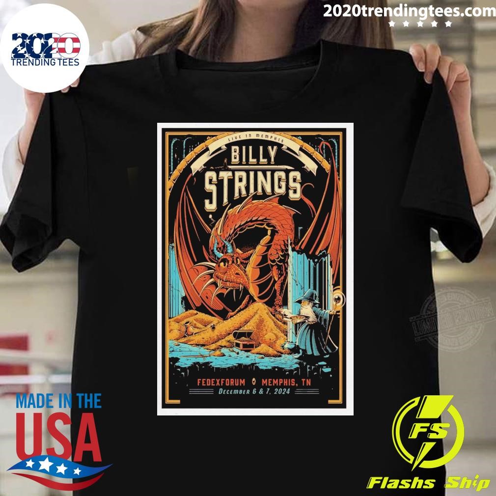 Official Billy Strings FedExForum in Memphis TN Dec 6-7 2024 T-shirt