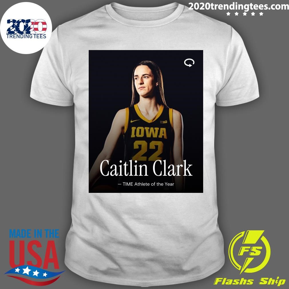 Official Caitlin Clark Time Athlete Of The Year T-shirt