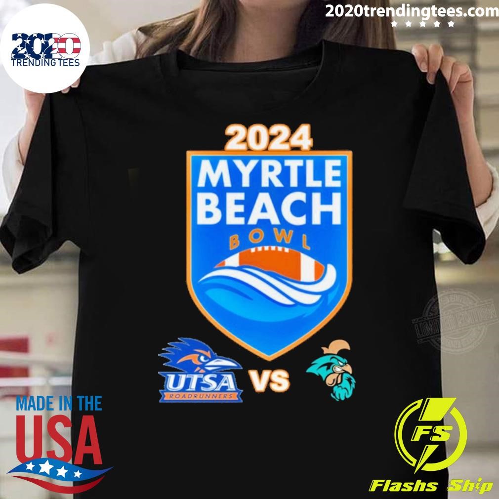 Official Coastal Carolina Vs. Utsa 2024 Myrtle Beach Bowl T-shirt