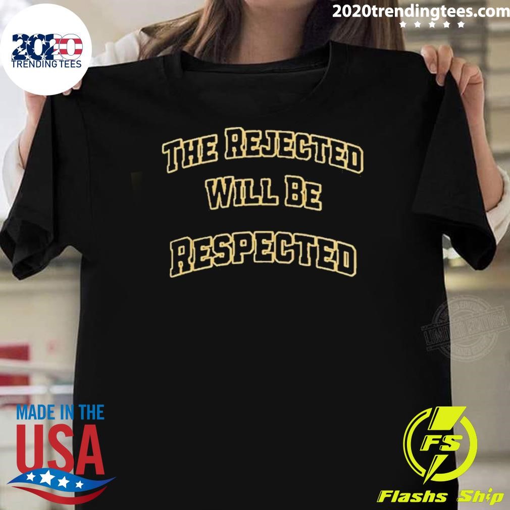 Official Colorado Buffaloes Football The Rejected Will Be Respected T-shirt