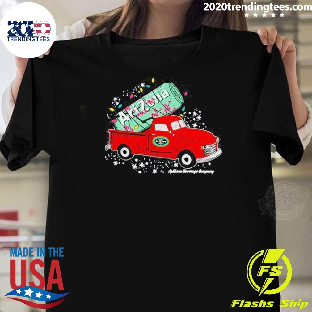 Official Drink Arizona Holiday Truck Arizona Beverage Company Christmas T-shirt