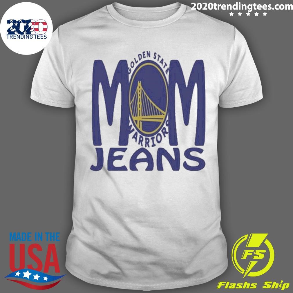 Official Golden State Warriors Mom Jeans Mj State T-shirt